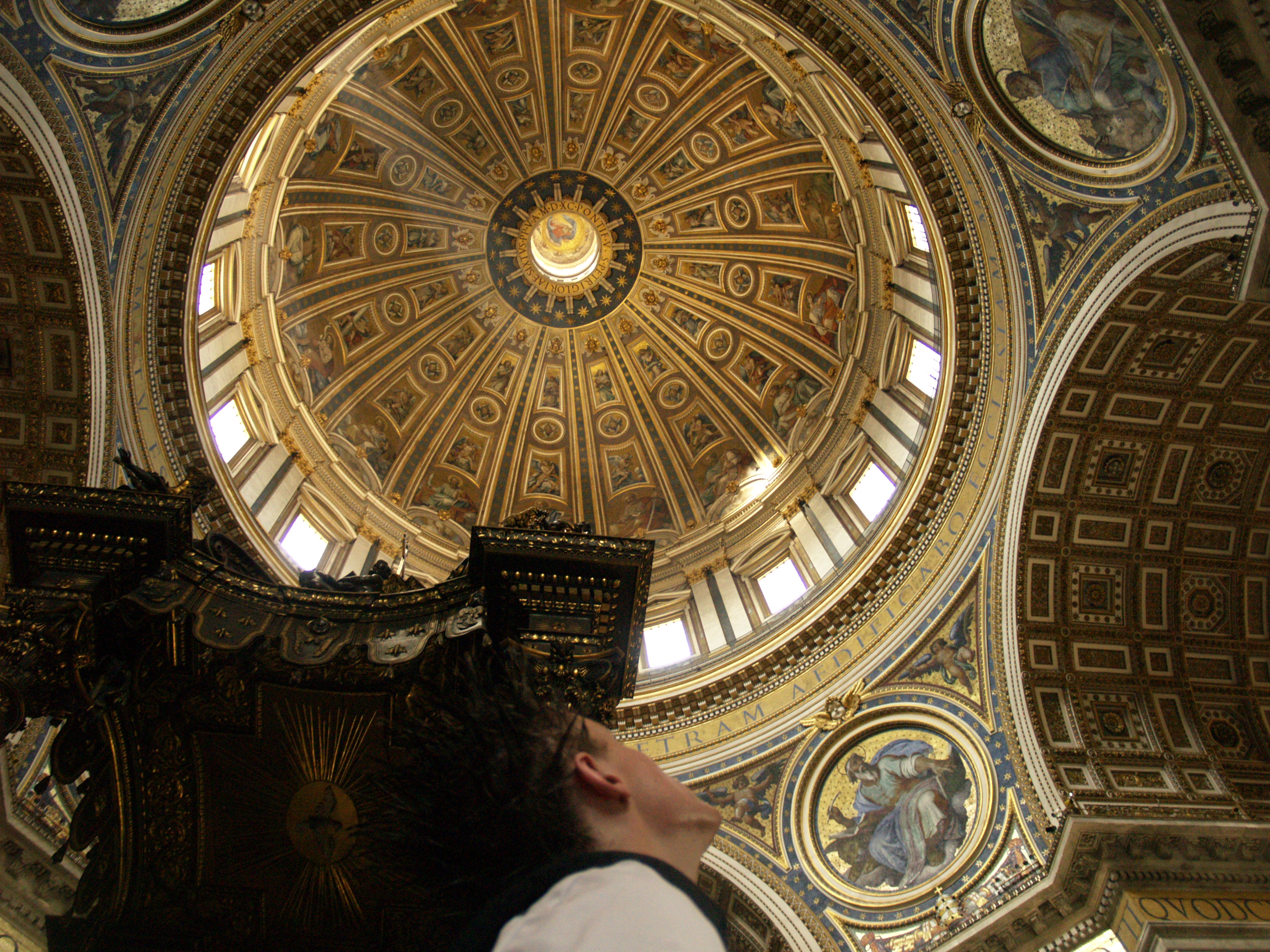 Intérieur coupole San Pietro